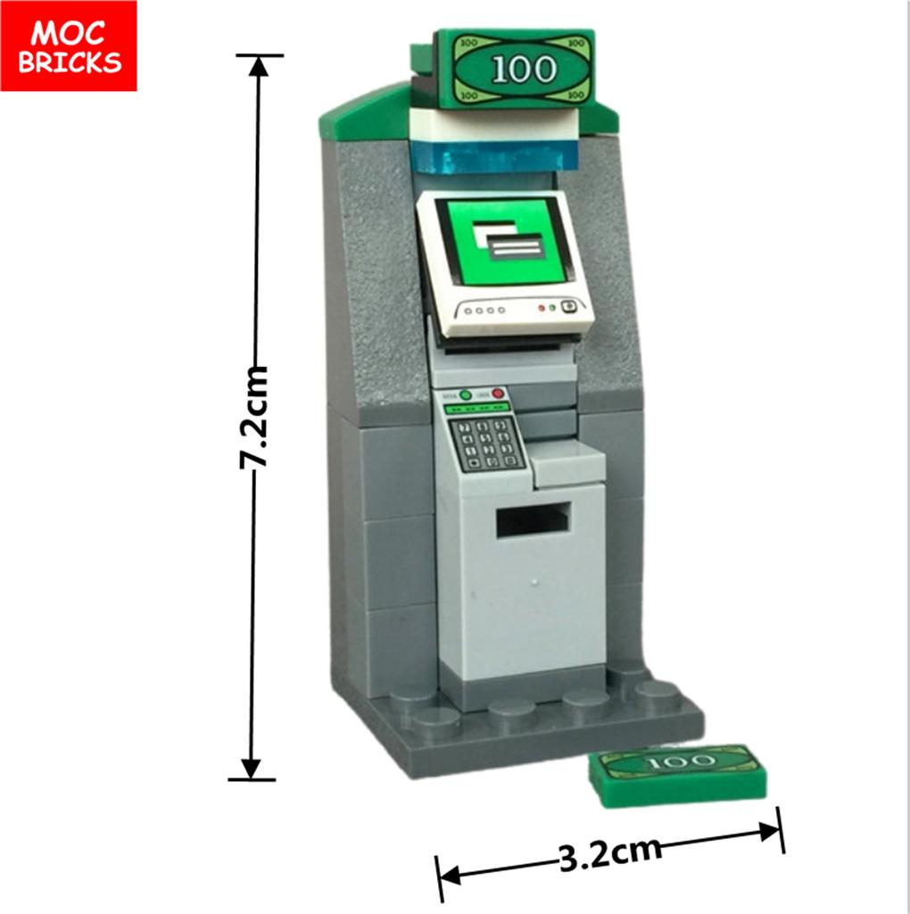 Non-Toxic Moc Bricks Office Furniture Tea Culture Desk Table Beverages Wine Educational Building Blocks City Model Children'S Toys Gifts