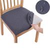 Office and Home Chair Cushion Cover, Square Seat Cushion Anti Fouling Cover Elastic Arc-shaped Chair Cover Stool Cover Split Type Cover