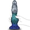 Multi-color Soft Silicone Double Knot Dildo - Wolf Penis Masturbator & Anal Plug for Women