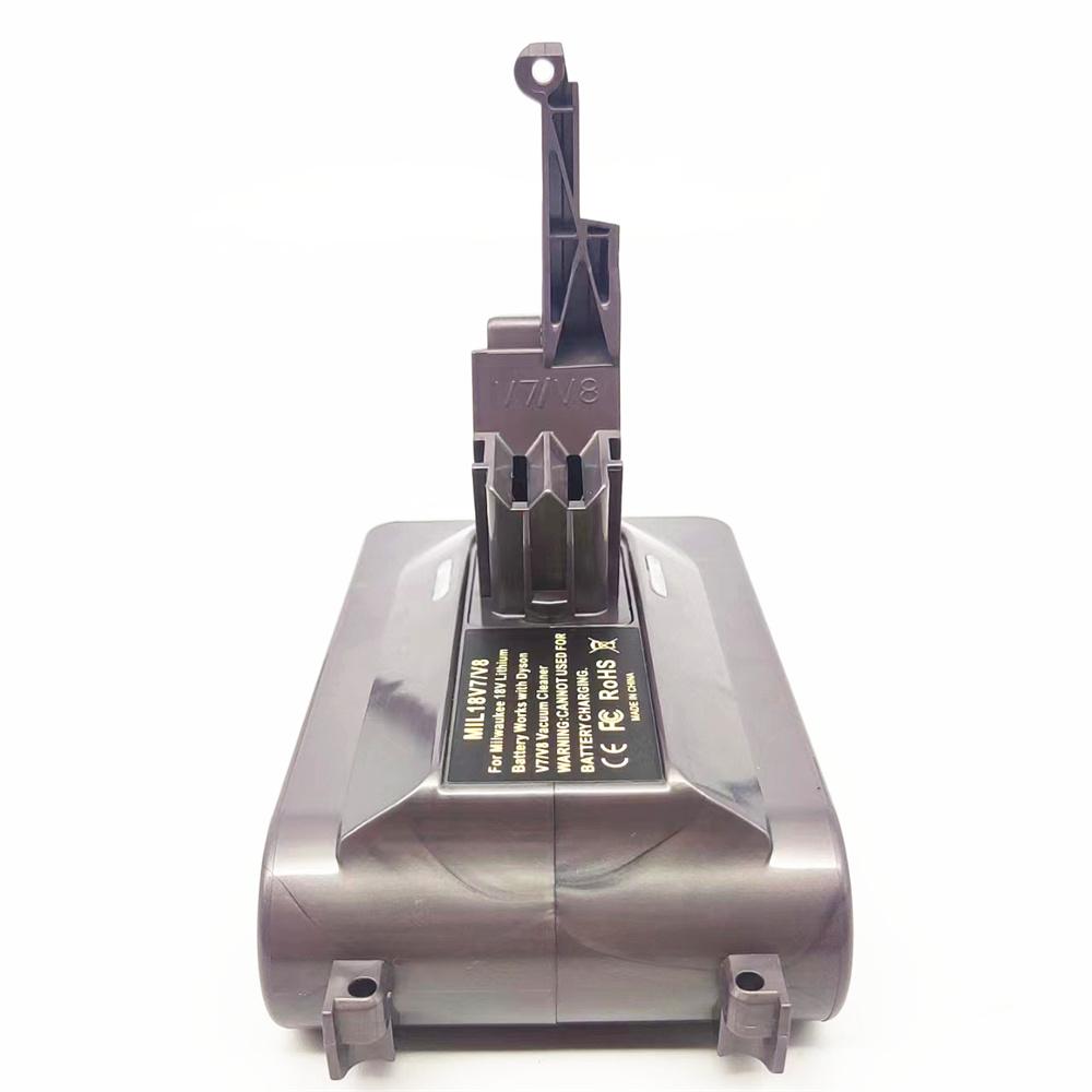 Battery Convert Adapter For Milwaukee M18 Li-Ion Battery Convert To For Dyson V7 V8