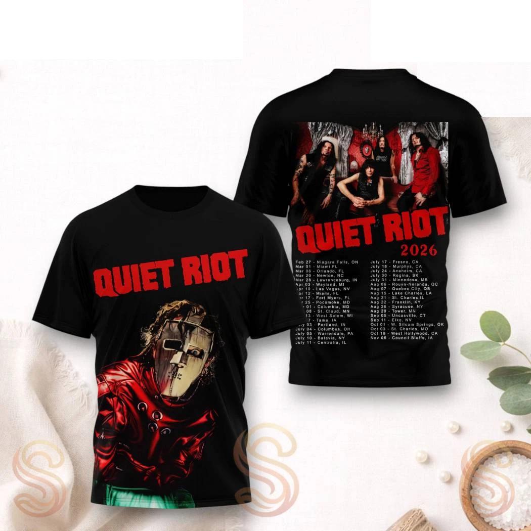

HOT!!! Quiet-Riot 2026 Tour Gift For Fans AOP 3D Shirt L
