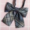 Jk Japanese Plaid Korean Version Of Collar Flower Graduate Female Collar Flower College Wind Streamer Jk Bow Shirt Accessories Sailor Suit