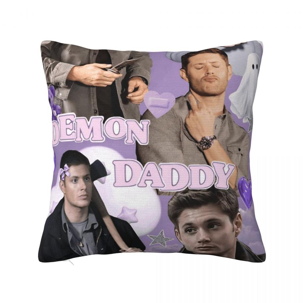 Dean Winchester Supernatural Television Pillow Cover Cushion Cover Pillow Case Kawaii Pillowcases For Sofa Home Decoration