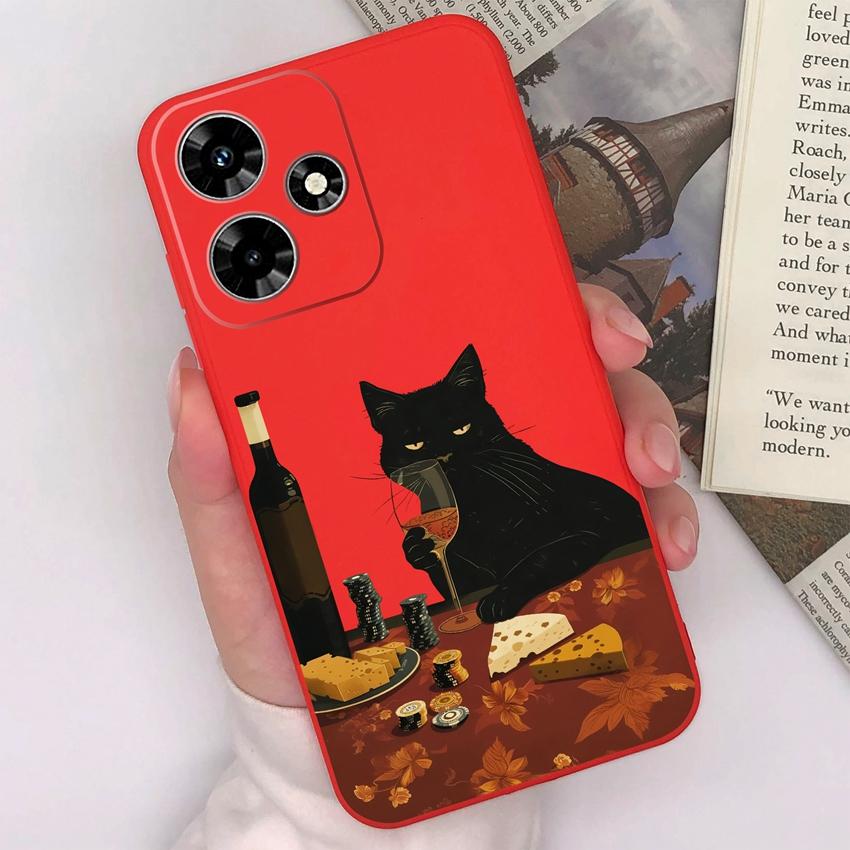 For Infinix Hot 30 20 12 11 Play 30i 20i 20S 12i 11S Phone Covers Cute Couple Piggy Patterns Matte Silicone Fashion Cases For Infinix Cellphone Caisng