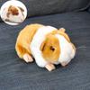 Lifelike Orange Guinea Pig Plush Toy For Children's Collection Gifts