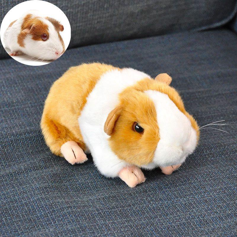 Lifelike Orange Guinea Pig Plush Toy For Children's Collection Gifts