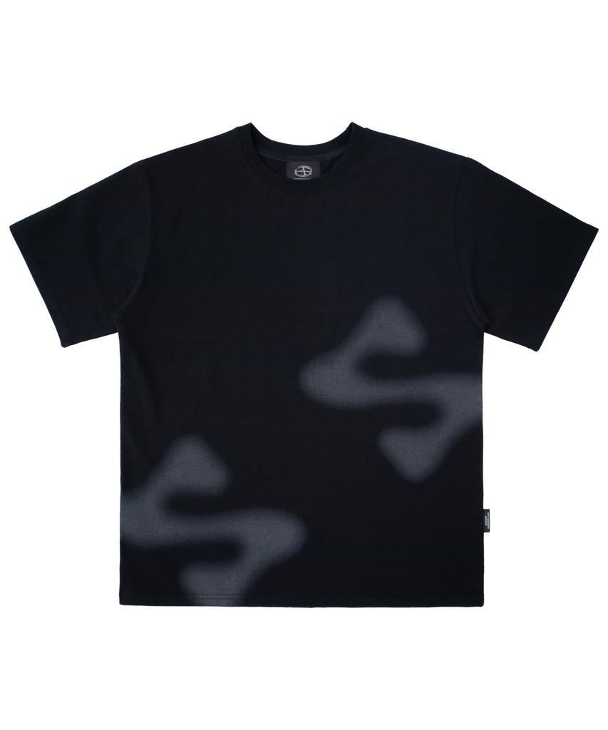 Bipitudiseuodeo Two Big Symbol Logo Tee Black