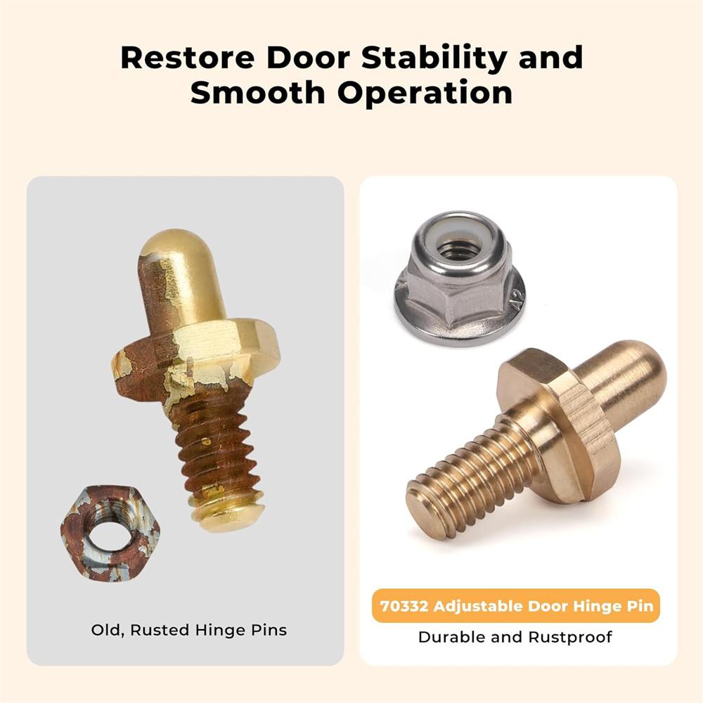 70332 Adjustable Grill Door Hinge Bolts and Nuts Compatible with Weber Spirit Genesis Summit