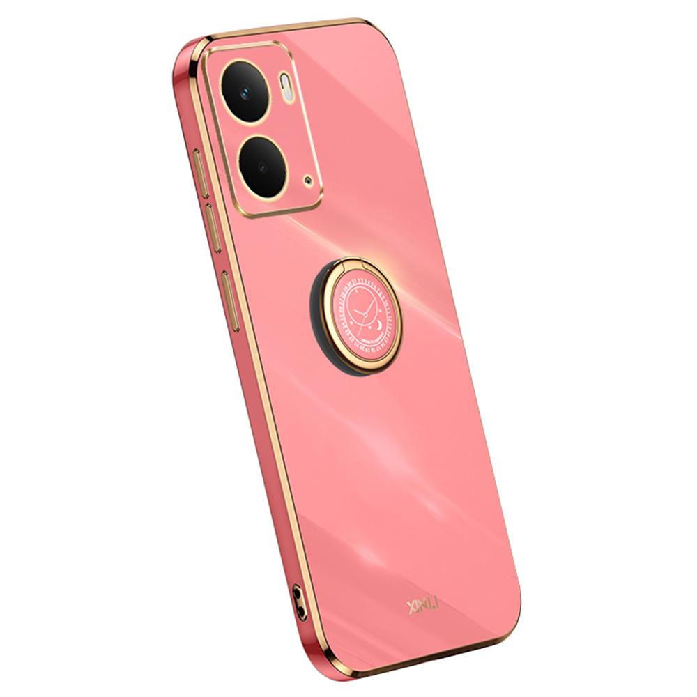 XINLI For Realme Neo7x 5G Case Ring Kickstand Electroplating TPU Phone Cover