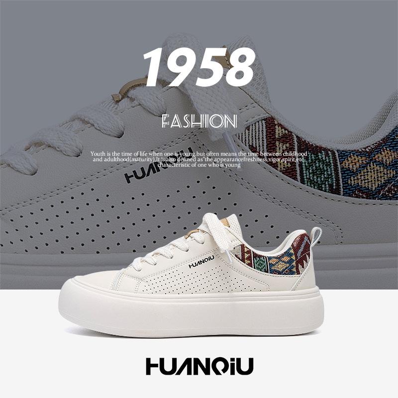 Global Board Shoes Men's Light and Comfortable ZHQ68371 Summer Versatile Trend Men's Shoes Platform Heightening Casual Shoes