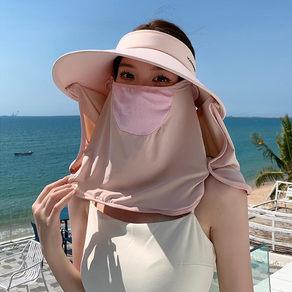 Sun gardening farm UV wide UV neck face easy to neck cover adjustable ear size summer [CSILOVEE] visor, hat, women's, hat, cool, protection, brim,