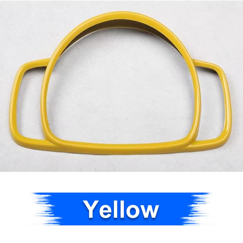 

Для Smart 451 Fortwo автомобильный тахометр приборная панель украшение стойки модификация наклейки автомобильные принадлежности салон автомобиля жёлтый