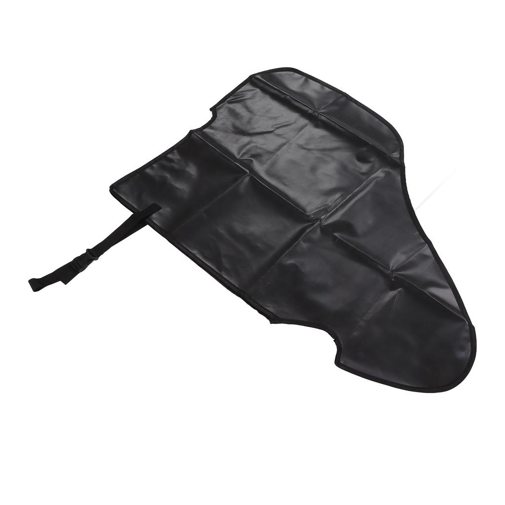 Caravan Towing Hitch Cover Waterproof Dustproof Sun Proof PVC Camper Hitch Protective Cover with Buckle Strap
