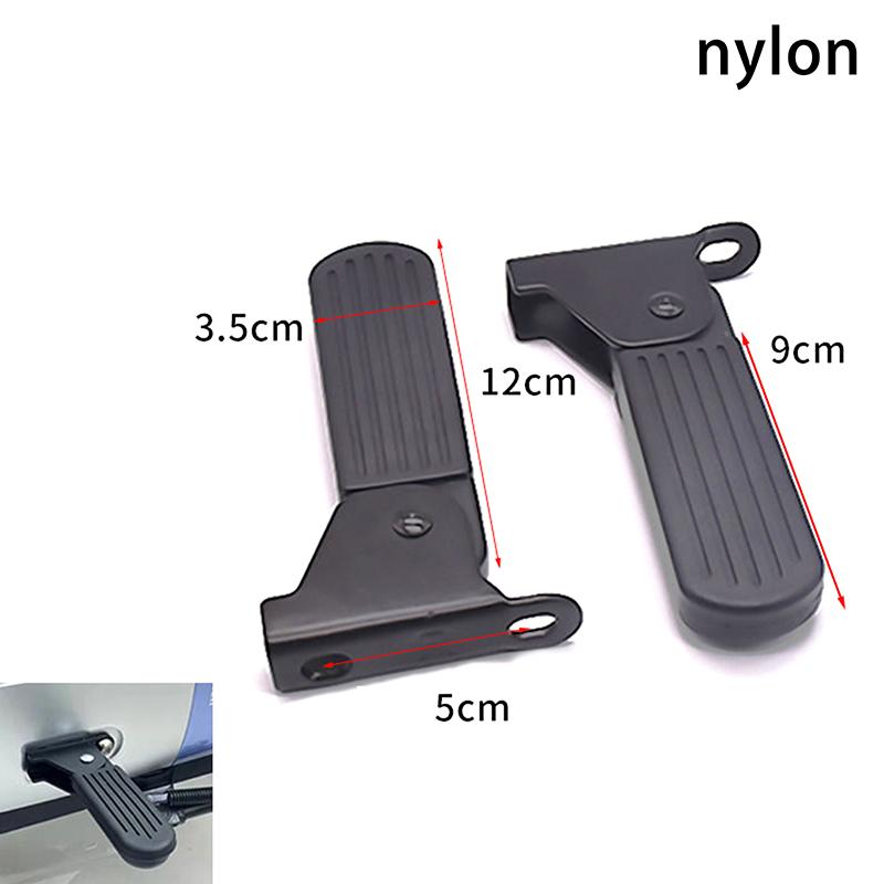 1 Pair Helpful Stable Seats Treadle Anti-Rust Universal Bike Rear Pedals Plastic Convenient Bicycle Rear Seat Pedal Folding Bike