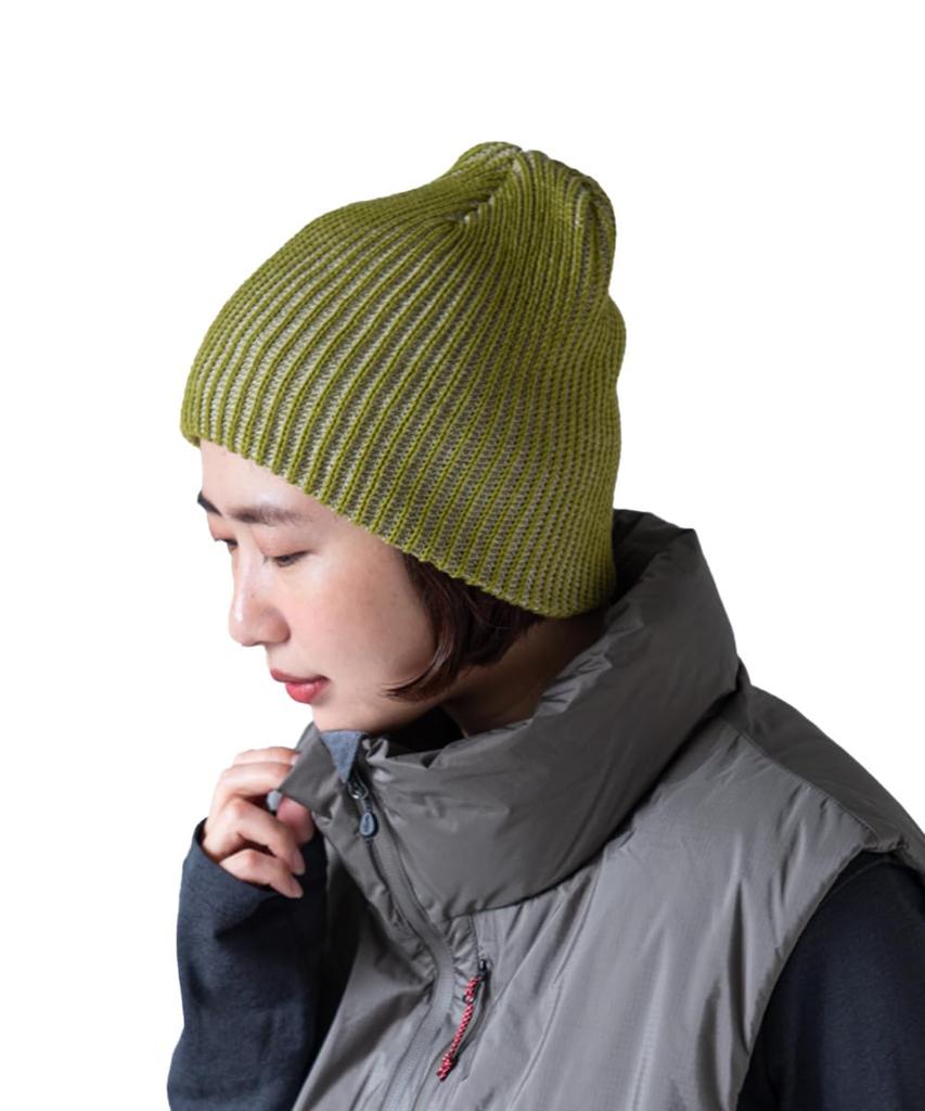Nakota Mix Knit Long Knit Knit and Loose Brand Solid Cold One Size Fits Green Cap, Beanie, Cap, Hat, Men's Women's, Fit, Name, Autumn/Winter,