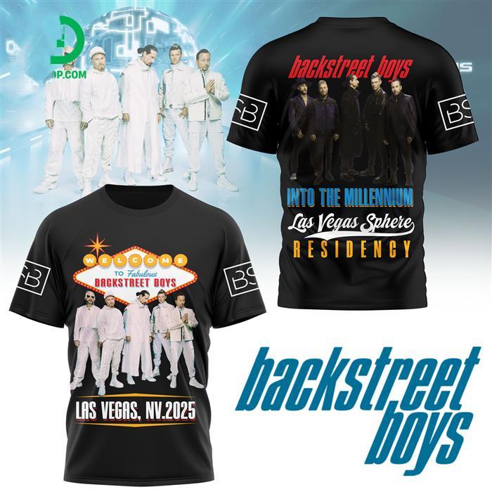 Backstreet Boys 2026 Tour NEUES 3D-SHIRT Alle Größen S bis 5XL XX668