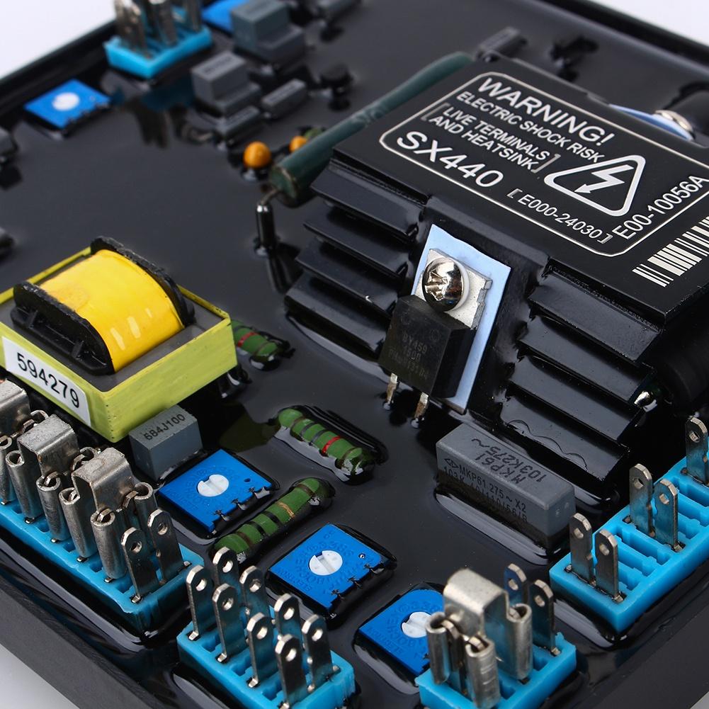 New Black Automatic Voltage Regulator AVR SX440 for Stamford Generator