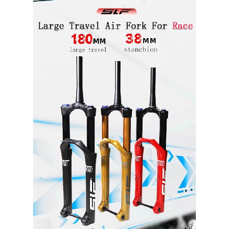 Bike Fork Rebound Adjustable MTB Air Front Suspension 27.5/29 Inch 160mm/180mm Travel Boost Size 110mm Fork Bicycle Accessories