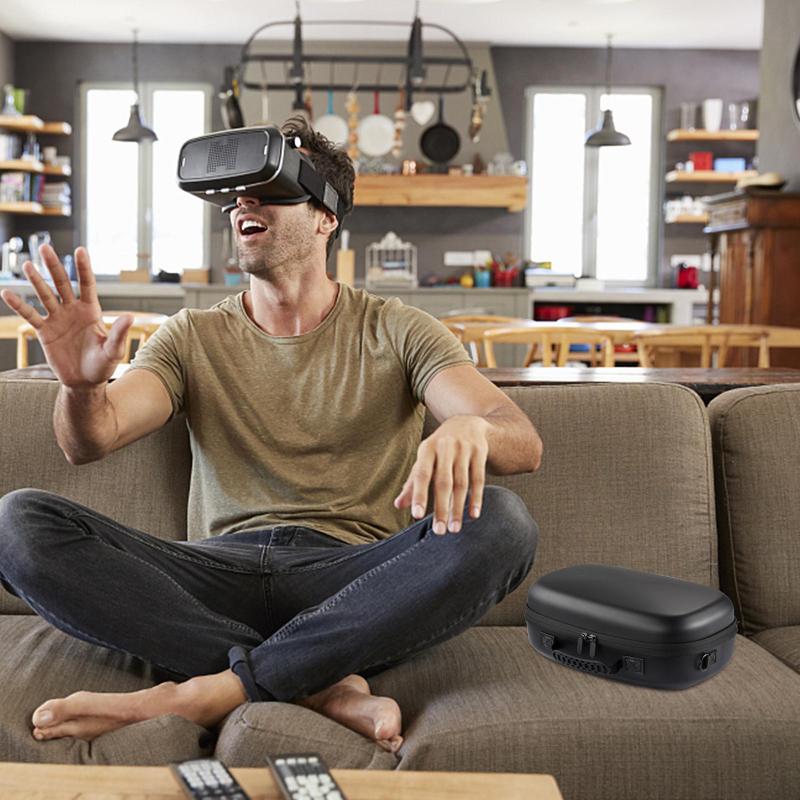 Hard Shell Storage Bag With Shoulder Strap Waterproof Travel Handbag Carrying Case Compatible For