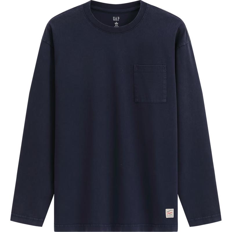 Gap Unisex Vintage Washed Long Sleeve T-Shirt 180/100A
