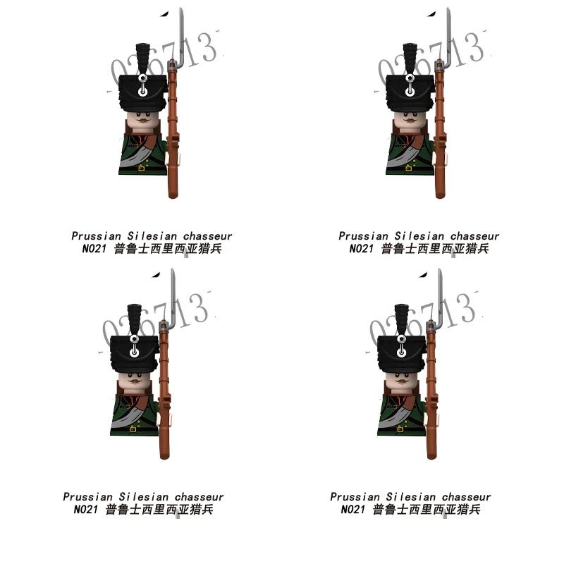 Napoleonische Kriege Militärsoldaten Bausteine WW2 Britisch Frankreich Füsiliere Gewehre Russisch Preußen Fußgarde Steine Kinderspielzeug