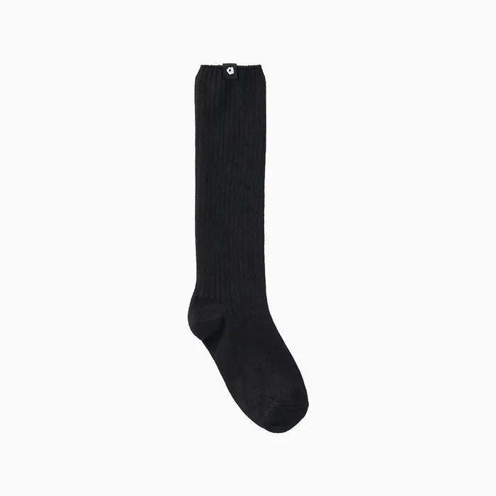 BASIC RIBBED SOCKS, BLACK