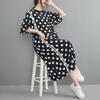 The Real Shot Is In Stock, The New Spring and Summer Korean Version of The Fashion Polka Dot Waist and Thin Loose Dress.