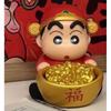 Crayon Shin Chan Pvc Car Decor With Handmade Assembly For Wealth Attracting Car Interior