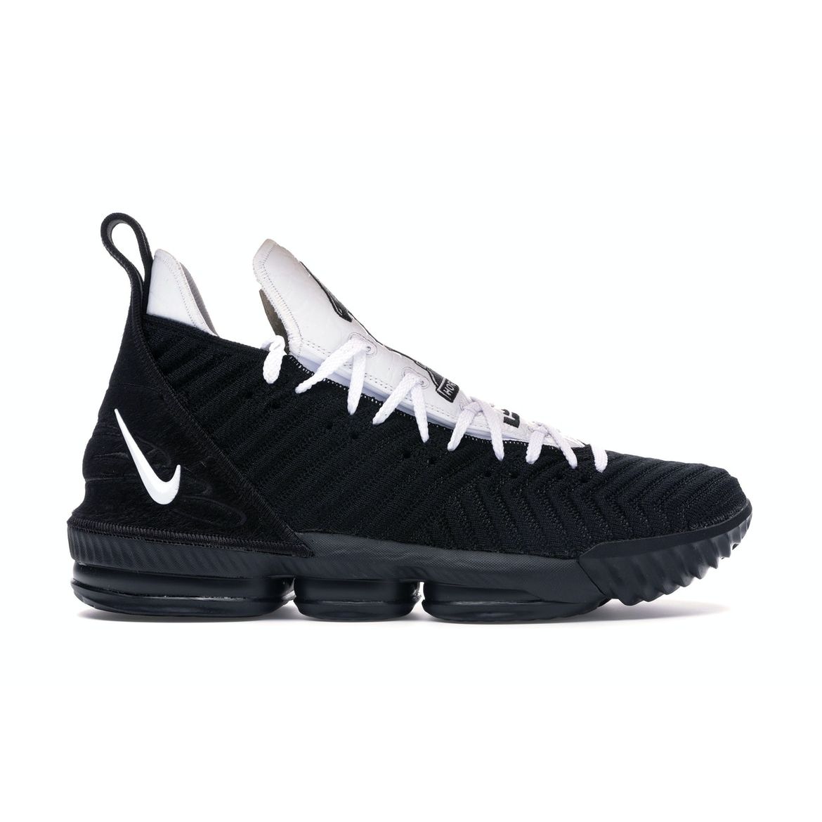 

Мужские кроссовки Nike LeBron 16 Four Horsemen черные бело-черные CI7862-001