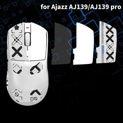 Rutschfeste Mausaufkleber, Grip Tape Skate für Ajazz Aj139 Pro Gaming-Maus, Gamer-Zubehör, saugen Schweiß, rutschfest