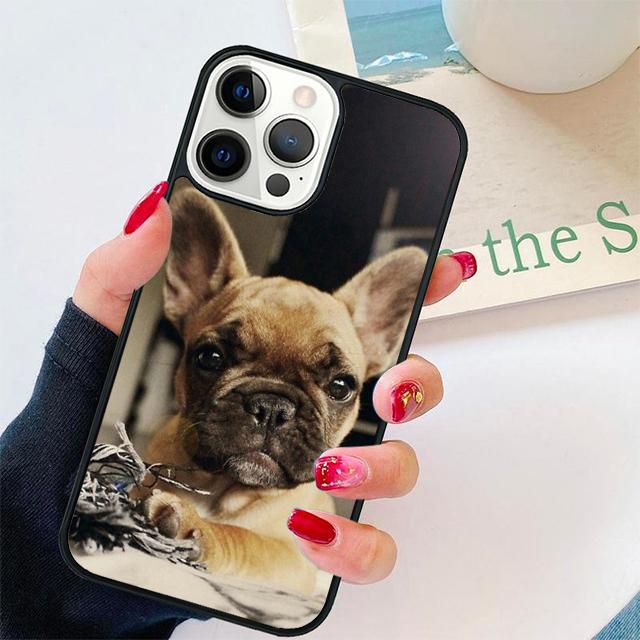Whimsical French Bulldog Dogs Puppy Phone Case Cover For iPhone 17 Air 15 16 Pro Max 14 13 12 11 Pro Max Plus