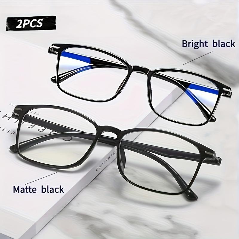 2 Pairs of Fashionable Business Lightweight Glasses Designed for Both Men and Women Ideal Gifts for Parents