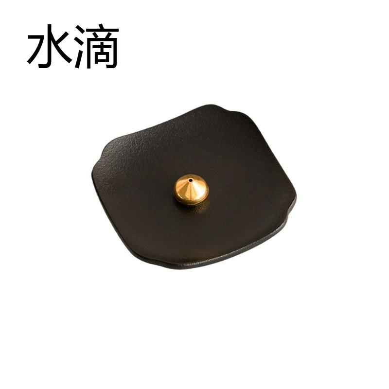 

Modern minimalist matte black square dish fragrance insert aromatherapy stove line fragrance holder handheld fragrance holder