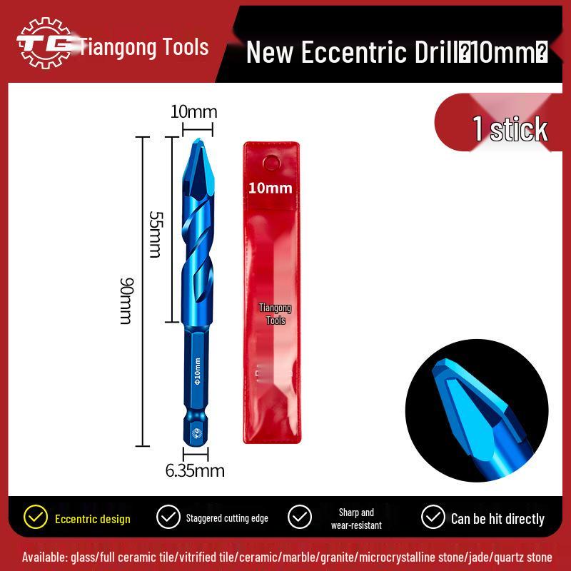 Tiangong Super Hard Tile & Concrete Drill Bit with Eccentric Tilt Head