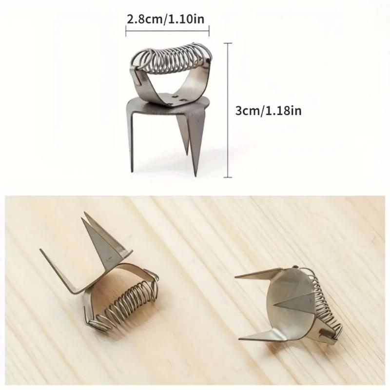 2 Stück Keramik Glasurwerkzeug Edelstahl Fingerspitzen Tauchglasur Clip Schwallen, Fingerspitzen Glasieren und Daumen Färben