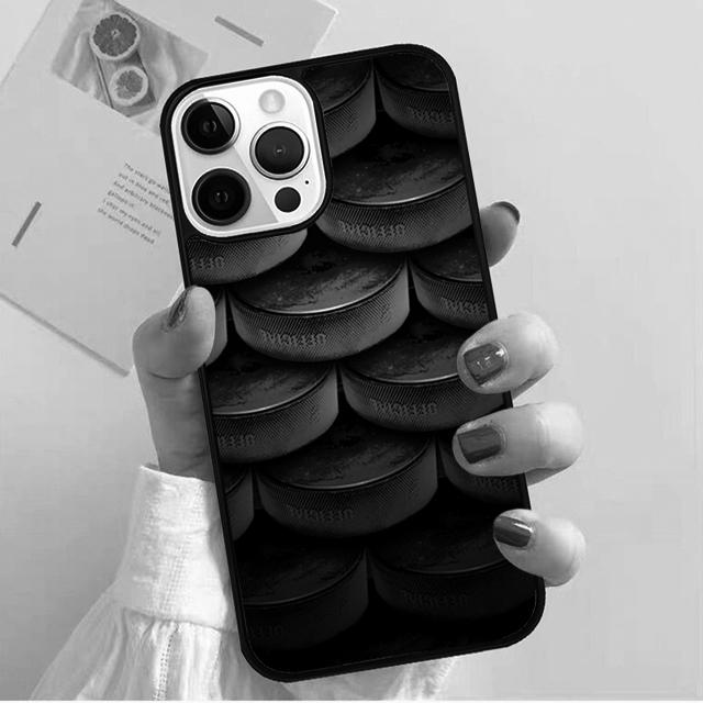 

Hockey Stick and Puck Phone Case Back Cover for iPhone 17 Air 16 15 14 13 11 12 Pro Max Plus Shell Coque iPhone 13