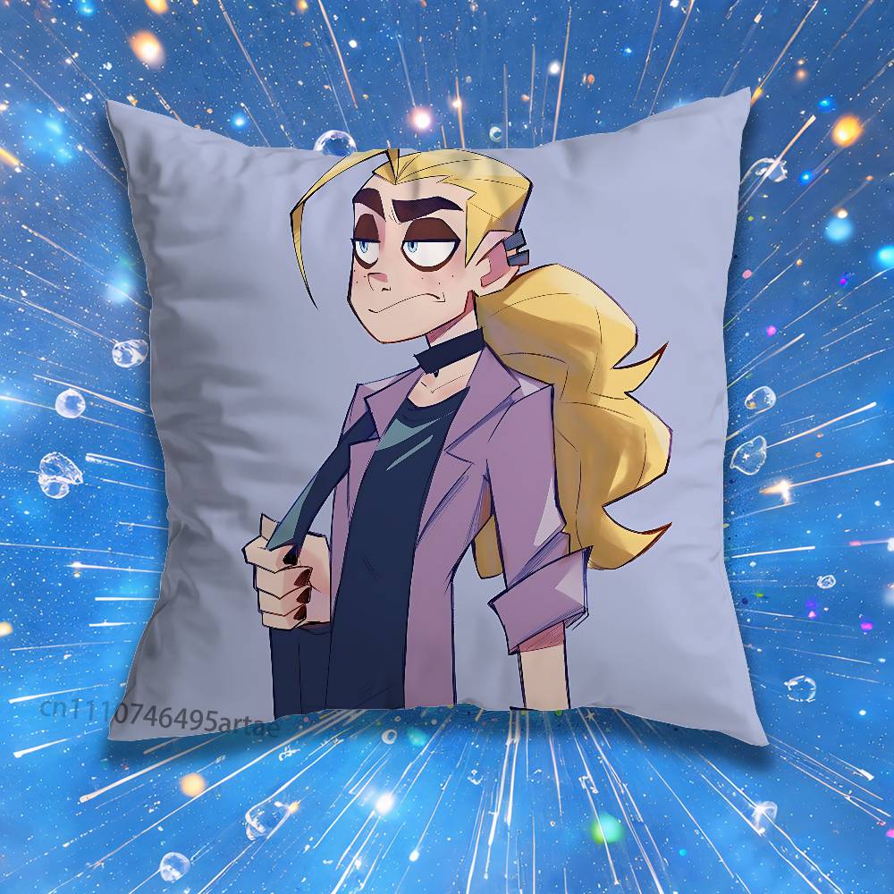 Cool Art Metal Family Dee Pillow Case For Home Bedroom Car Office Decoration Living Room Sofa Cushion Cover Suitable