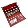 Women's Genuine Crocodile Pattern Patent Leather Wallet with Snap Button and Card Holder