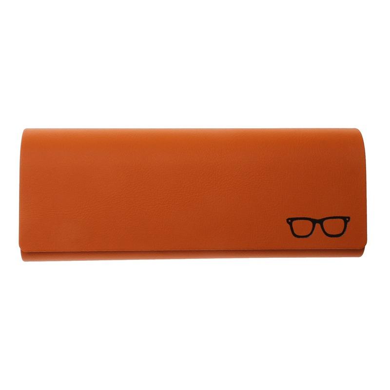 

Модный футляр для очков, твердый чехол из льняной ткани, чехлы для очков, защитный чехол для мужчин и женщин, солнцезащитные очки, коробка для очков оранжевый