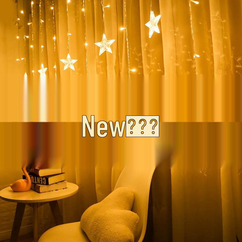 

Мерцающие Звезды Луна Гирлянды - Сказочные Сеточные Огни для Спальни и Креативного Декора Plug-in - 220V