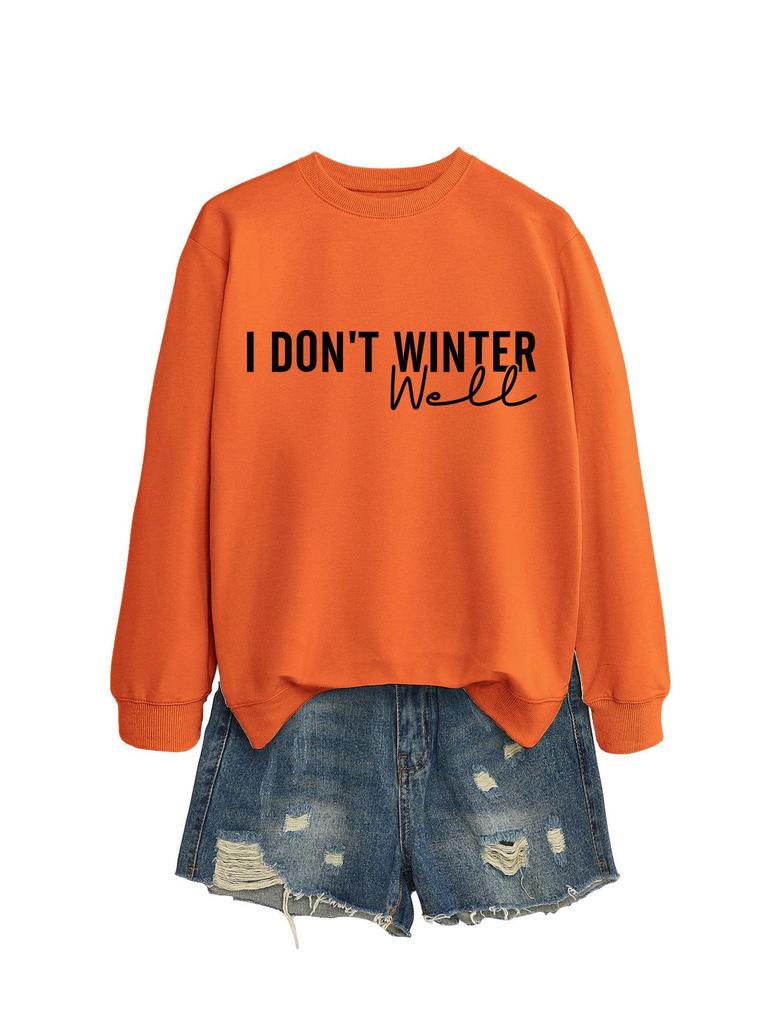 Women's Casual European & American Winter Pullover Sweatshirt