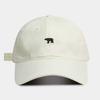 Stylish High quality Sanding bear embroidered baseball cap women summer new style wide-brimmed hat that makes face look smaller