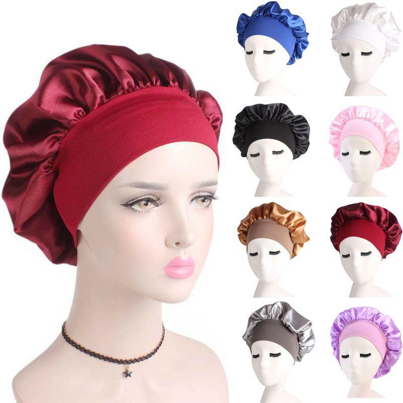 Luxurious Satin Night Sleep Cap For Women With Soft Silk Feel And Stylish Design
