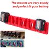 Battery Holder For Milwaukee M&18 18V Lithium Battery Can Be Fixed On The Wall Battery Splice Battery Mount Dock Holder