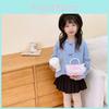 Elegant And Charming Lace Childrens Handbag Cute Butterfly Pearl Bag For Kids