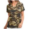 Women's T-shirt V-neck Nurse Uniform Casual and Comfortable Short Sleeved Women's Dreamy Printed T-shirt