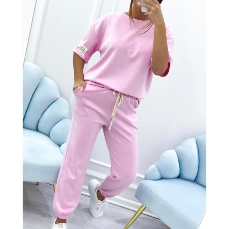 Conjunto Casual de Moda de Verano para Mujer 2025 con Estampado Offset