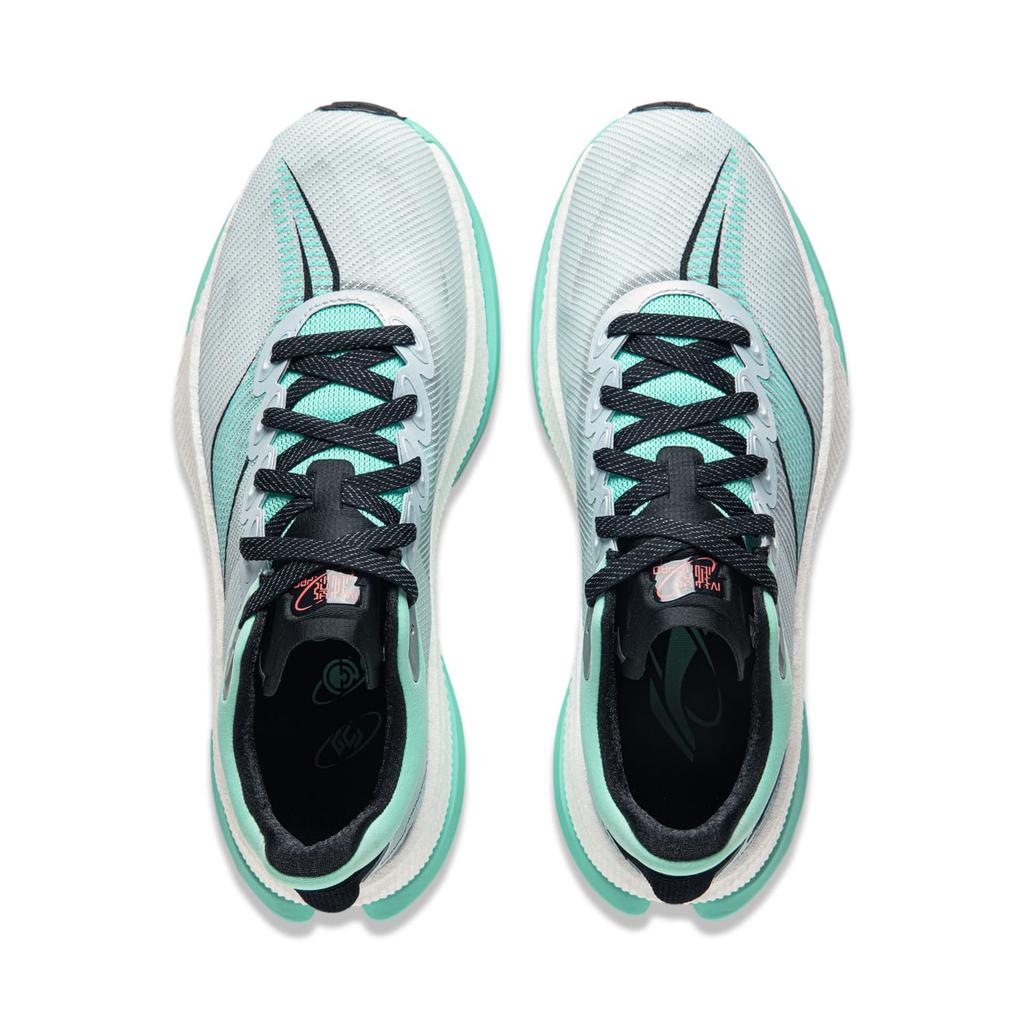 Li Ning Yueying 4 PRO Stable Fabric Low top Sprint Running Shoes Men's Blue Teal ARHU011-6
