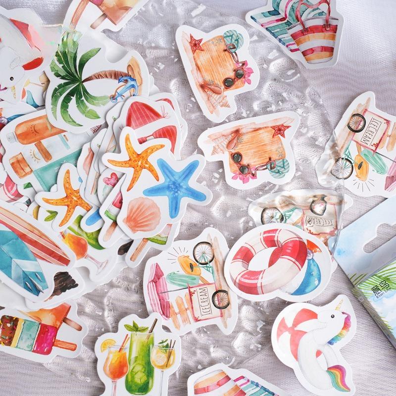 Autocolant drăguț de pisică Creative Kawaii Pisicuță neagră care se joacă Autocolant minunat de papetărie pentru album de însemnări decorative DIY