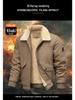 Men's Retro Corduroy Lambswool Lapel Jacket - Thickened Velvet Cotton Outerwear